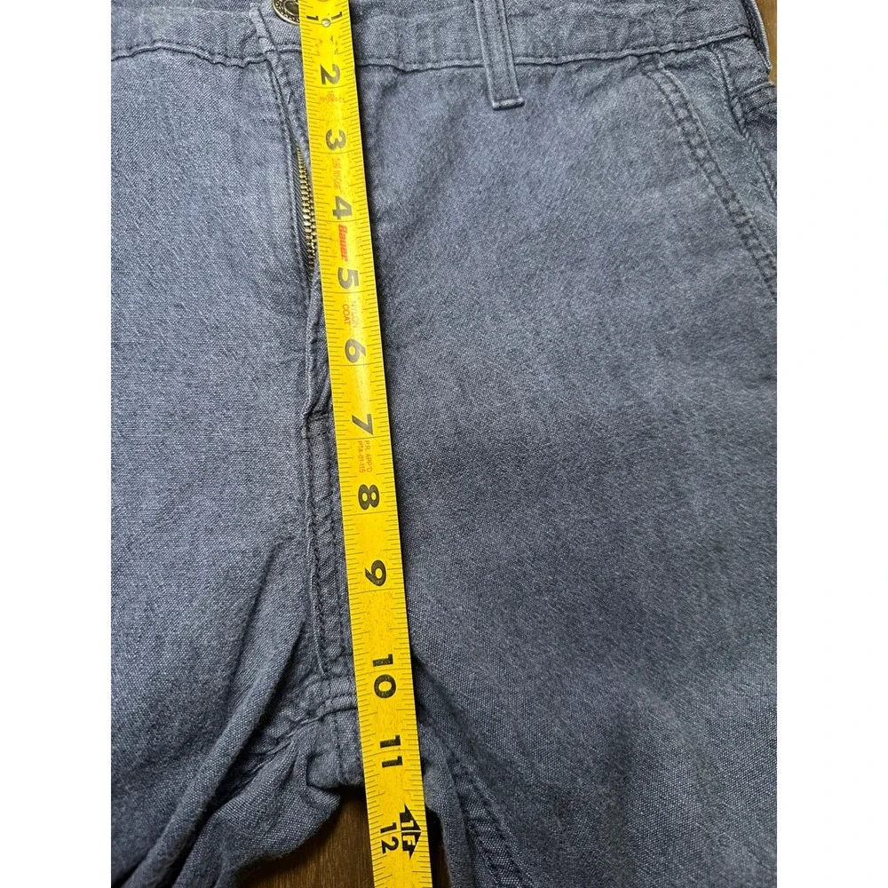 Levis Mens Slim Fit‎ Blue Textured Trousers Pants 31x32 511 Style Zip Fly